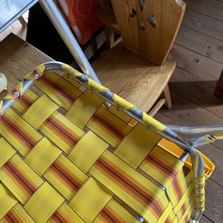 LAWN CHAIR VINTAGE 1960〜1970年代 ／イエロー