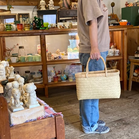 スズ竹 すず竹 手提げかご -9／岩手県一戸 鳥越竹細工