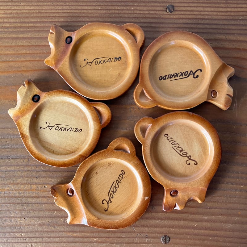 木彫りの熊　木製彫刻 約80cm 北海道で購入【高級品】大きめ 熊の木彫り昭和お土産北海道