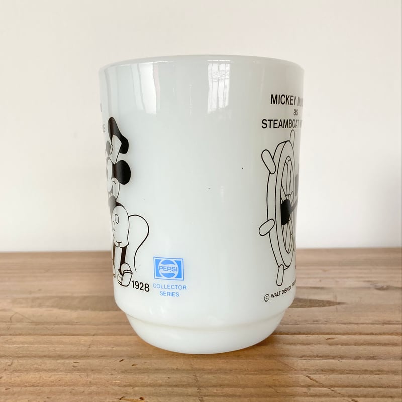 Disney - ★SALE★［ビンテージ］Anker Hocking　ミッキー&amp;ミニー柄　マグ Pair of Walt Disney Mickey Minnie Mouse Vintage Anchor