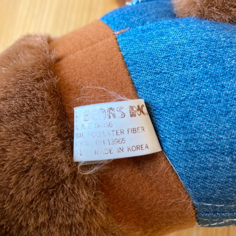 SMOKEY BEAR スモーキーベア ぬいぐるみ THREE BEARS 1980s | M