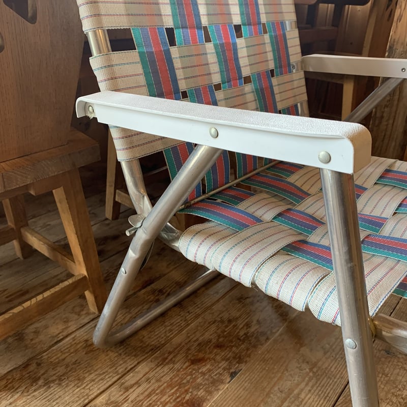 LAWN CHAIR VINTAGE 1970年〜1980年代 ホワイト系 | MILMOUN LAWN CHAIR VINTAGE 1970年〜1980年代 ホワイト系 | MILMOUN
