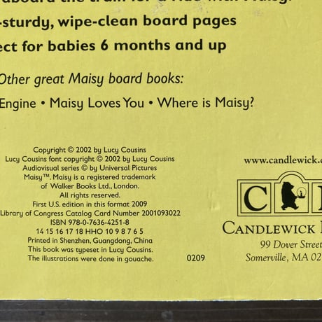 Maisy’s Train／Lucy Cousins