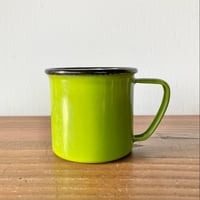 DECORA WARE ホーローマグカップ 緑 ①