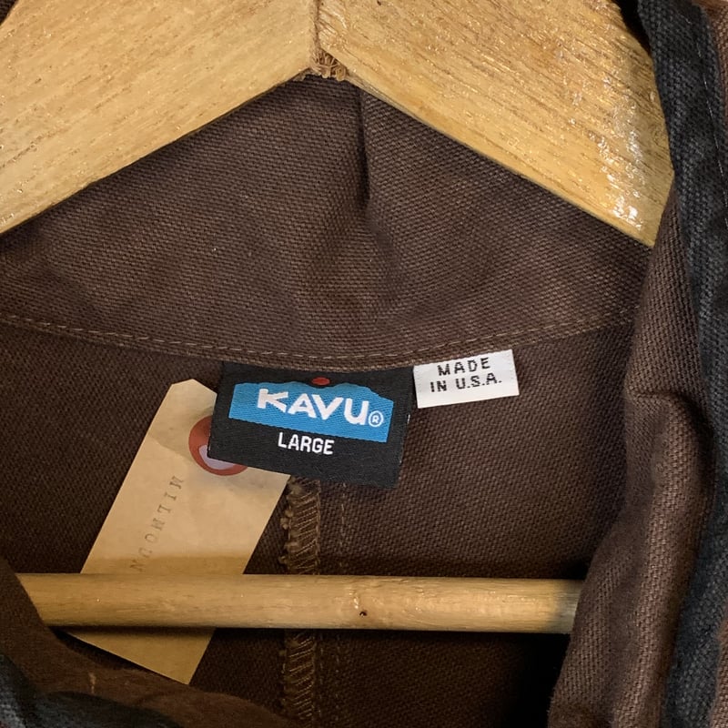 KAVU カブー スローシャツ USA製 1990s ブラウン | MILMOUNTAIN S