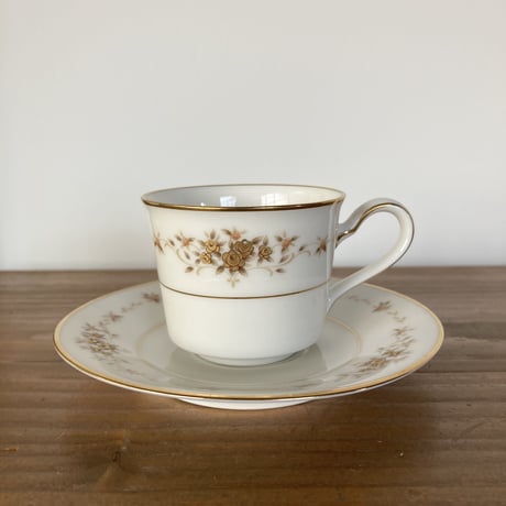 Noritake Ivory China SUFFOLK ノリタケ デミタス カップ＆ソーサー 1970～1980s