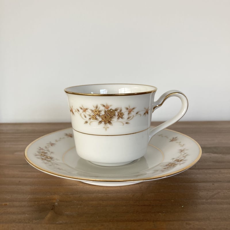 Noritake Ivory China SUFFOLK デミタス カップ＆ソーサー 1970