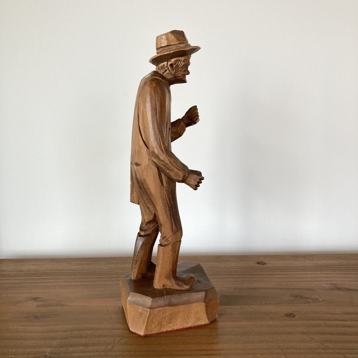 CARON Wood Carving ポール・エミール・キャロン 木彫り彫刻 ／Fishin