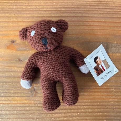 Mr.Bean Teddy ミスター・ビーン テディベア Tiger Television 1997年 紙タグつき／17㎝ ②