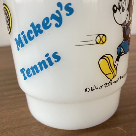 FIRE KING Mickey’s Tennis ファイヤーキング ミッキー＆ミニー テニス マグカップ