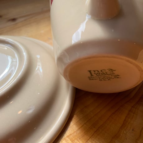 NESTLE 1940s カップ&ソーサー USA vintage ネスレ