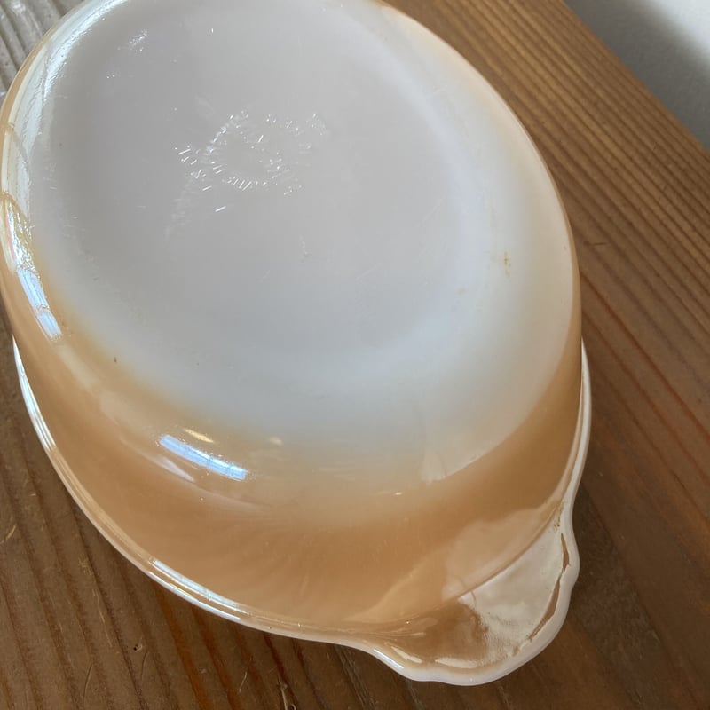 FIRE-KINGファイヤーキング✳︎キャセロール 蓋付きキャセロール サファイアブルー 1941～1956年製造 Fire-king