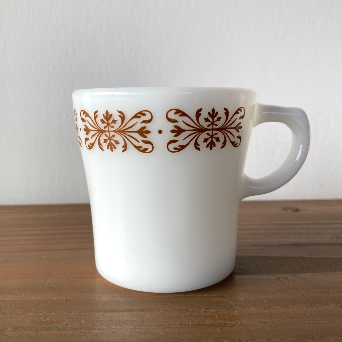 PYREX オールドパイレックス マグカップ／Copper Filigree A