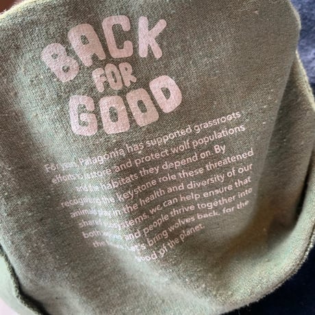 patagonia  BACK FOR GOOD WOLF L/S  パタゴニア ウルフ 狼 VINTAGE
