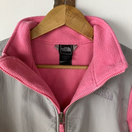 THE NORTH FACE フリース デナリジャケット GIRLS-Ｌ1990s／ピンク×グレー
