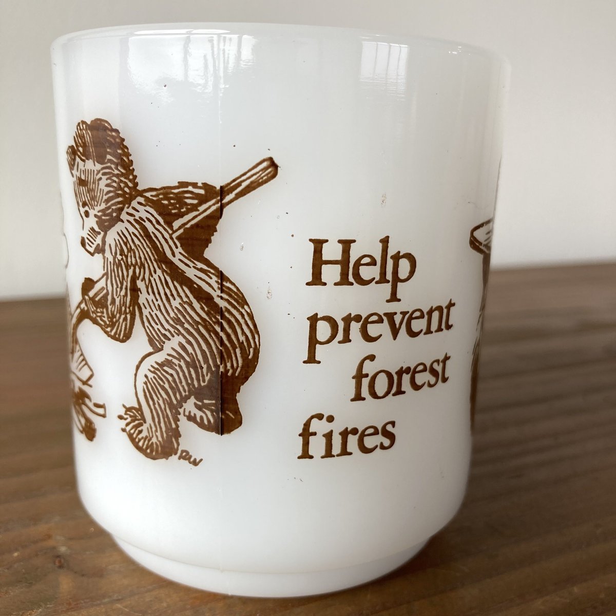 GLASBAKE Smokey Bear グラスベイク スモーキーベア マグカップ | MIL