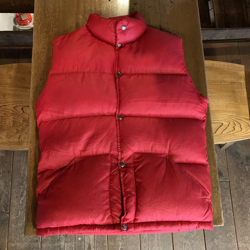 THE NORTH FACE 茶タグ ダウンベスト レッド | MILMOUNTAIN STORE