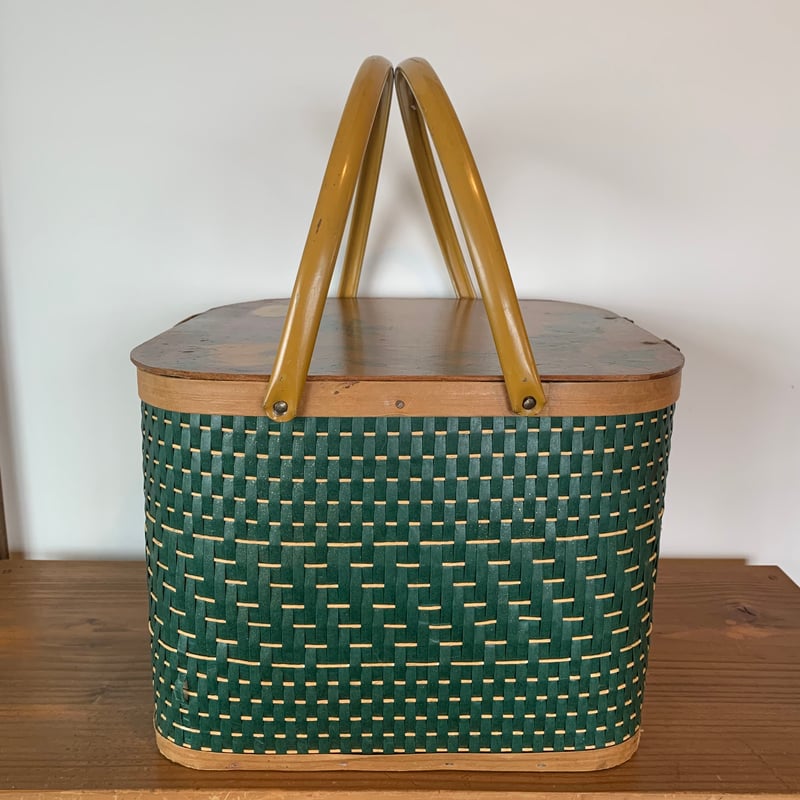 Hawkeye BURLINGTON BASKET CO. 1960年代 トールペイント ピク