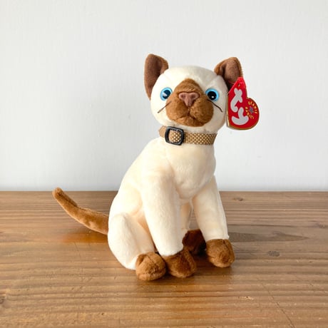 ty Beanie Babies "Siam" ネコ ぬいぐるみ 2001年