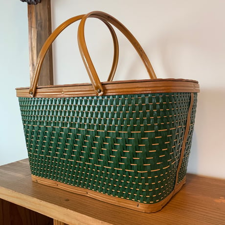Hawkeye BURLINGTON BASKET CO. 箱入り 1960年代 ピクニックバスケット