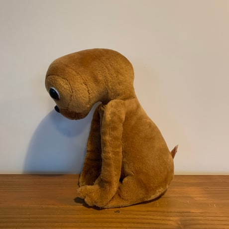 E.T. ぬいぐるみ brown black eye 1982年 黒目 最初期 ヴィンテージ KAMAR SHOWTIME 1982 vintage