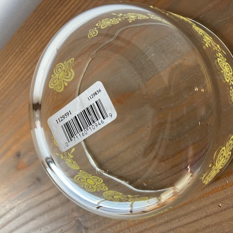 PYREX 4-cup Glass Food Storage Containerパイレックス フタ付きガラスキャニスター／Butterfly