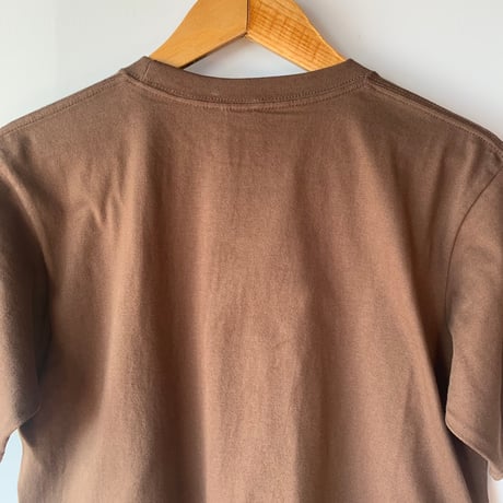 milmountain LOGO BROWN S/S TEE 6.2oz ミルマウンテン ミルTEE