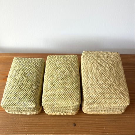 スズ竹 すず竹 弁当箱 中／岩手県一戸 鳥越竹細工