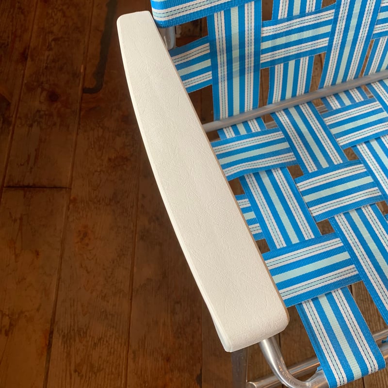 LAWN CHAIR VINTAGE ローンチェア 1970年〜1980年代 ① ライトブルー