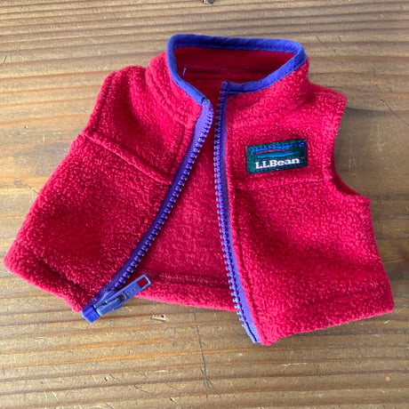 L.L.Bean L.L.Cub エルエルビーン ヴィンテージ エルエルカブ ぬいぐるみ テディベア フリースベストスタイル 90s