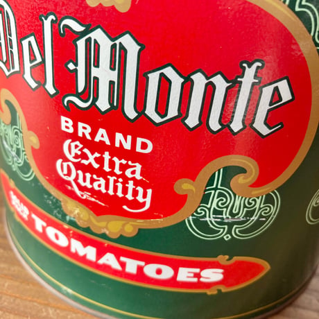 DELMONTE TOMATOES デルモンテ トマト ティン缶 1980s