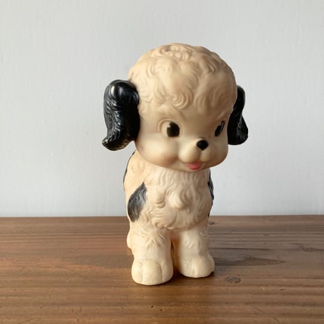 SUN RUBBER Rubber Squeak Doll サンラバー こいぬ ラバードール ルース・E・ニュートン Puppy Dog ブラック