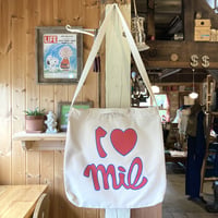 MILMOUNTAIN I♡mil ヘビーキャンバス2WAYショルダーバッグ