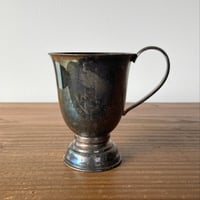 ヴィンテージ ニッケルシルバー カップ ハンドル付き 1970～1980s ④