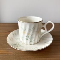 Noritake N.T Venus China ノリタケ 花柄 カップ＆ソーサー 1980～1990s