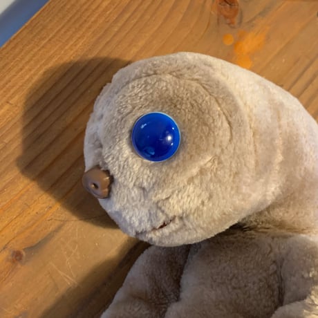 E.T. ぬいぐるみ③ blue eye  1982年 青目 初期 ヴィンテージ KAMAR SHOWTIME 1982 vintage