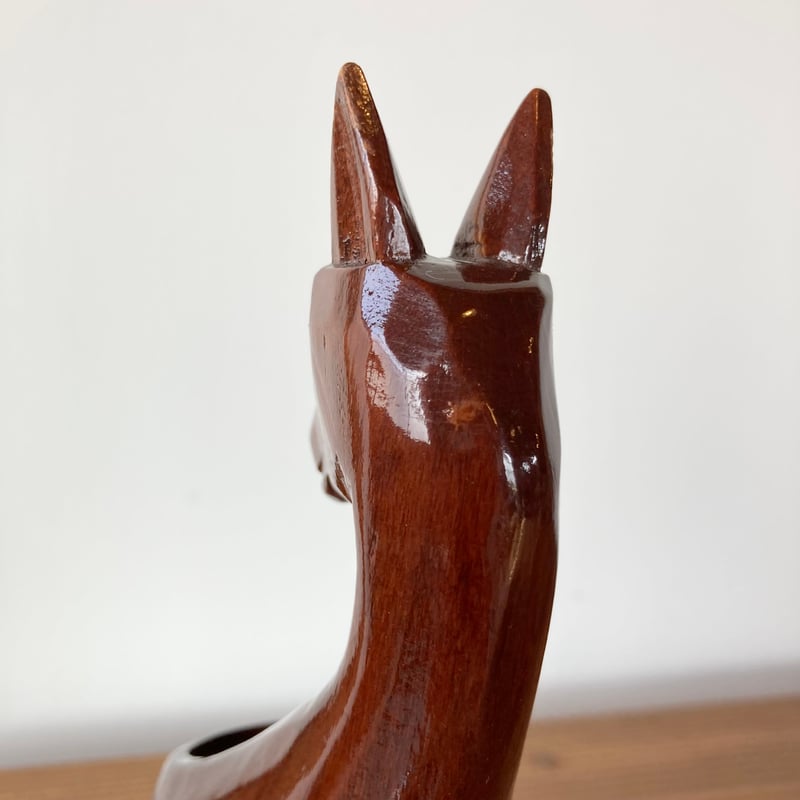 カンガルー 木彫り ペンスタンド | MILMOUNTAIN STORE