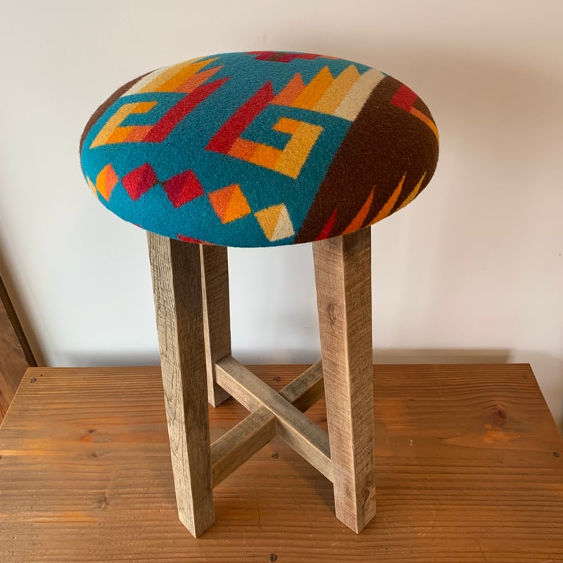 PENDLETON OLD WOOD STOOL 1 WOOD LIFE SERVICE |