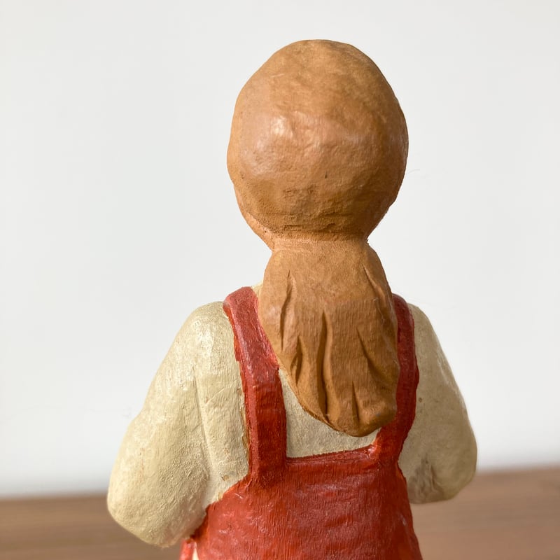 HENNING Wood Carving へニング木彫り彫刻／バイキング女性