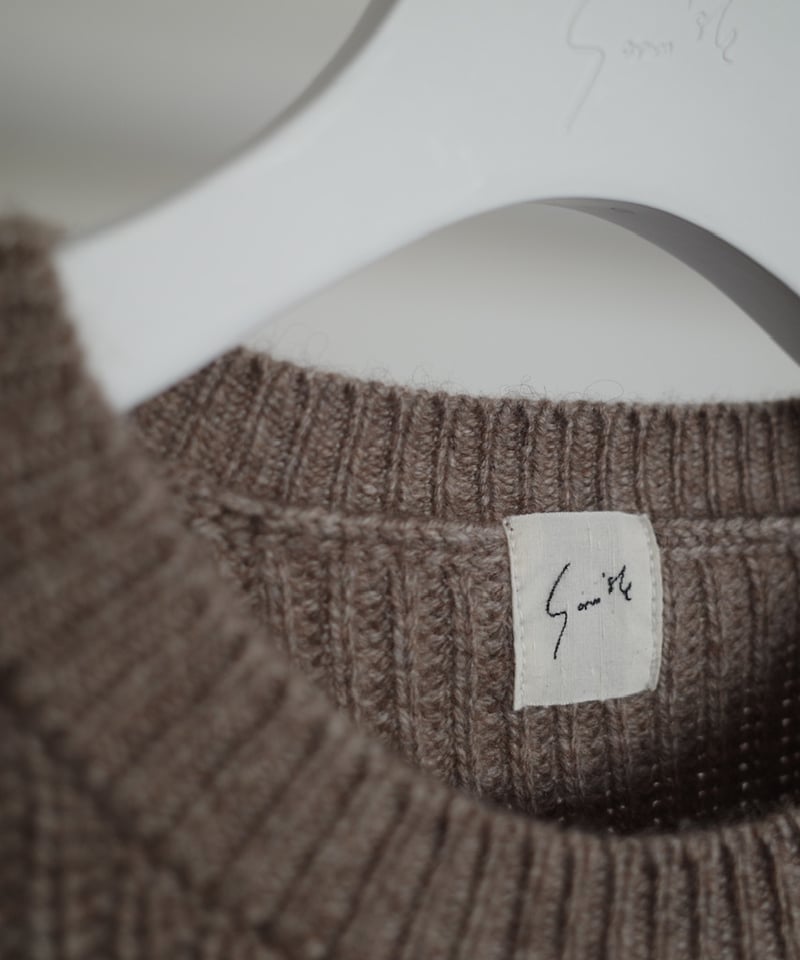 sorm'86 DJN KNIT ブラウン ニット sorm86 新品試着のみ ブラウン画像