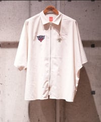 オオカミベトナムシャツ ナチュラル