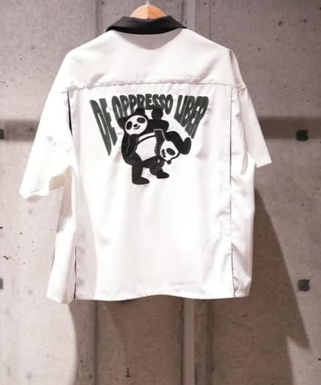 パンダボーリングシャツ ホワイト