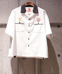 パンダボーリングシャツ ホワイト