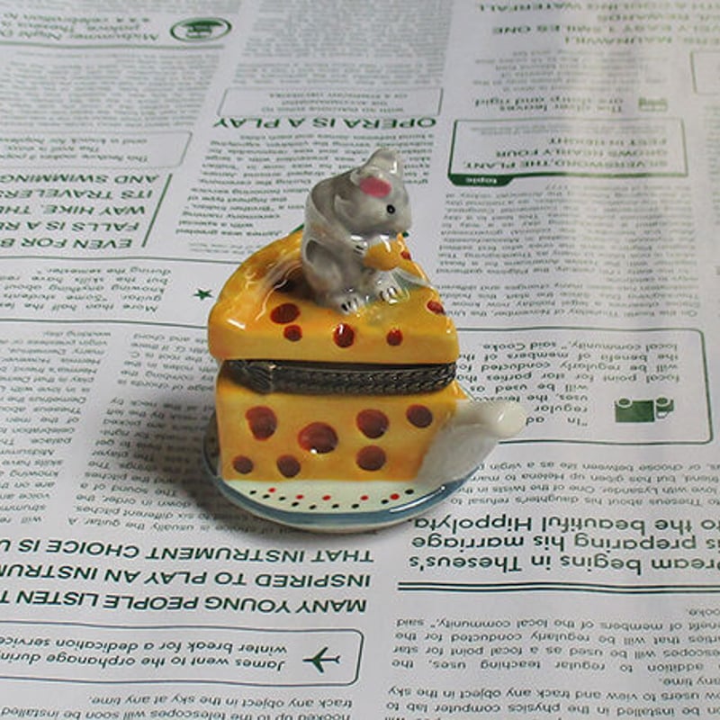 ポタリーミニケース/ネズミとチーズ | 瀬戸の潮風