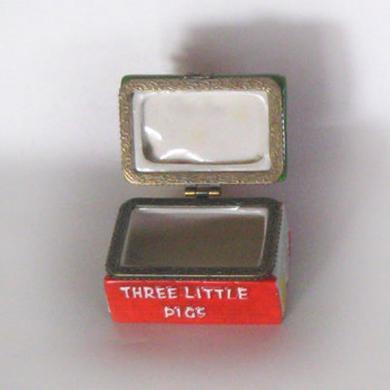 ３匹の子ぶた　小物入れ ポタリーミニケース/3人の子ぶた | 瀬戸の潮風