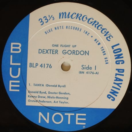 Dexter Gordon  ‎– One Flight Up（Blue Note ‎– BLP 4176）mono