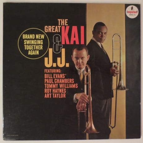 J.J. Johnson & Kai Winding ‎– The Great Kai & J. J.（Impulse! ‎A-1）mono