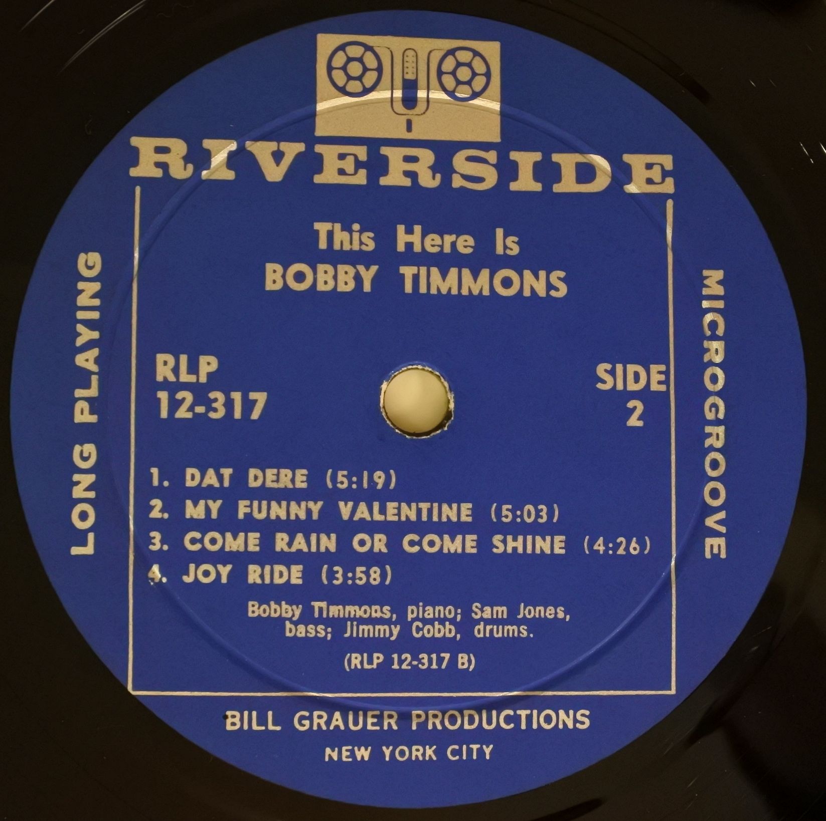 Bobby Timmons ‎– This Here Is Bobby Timmons（Riv