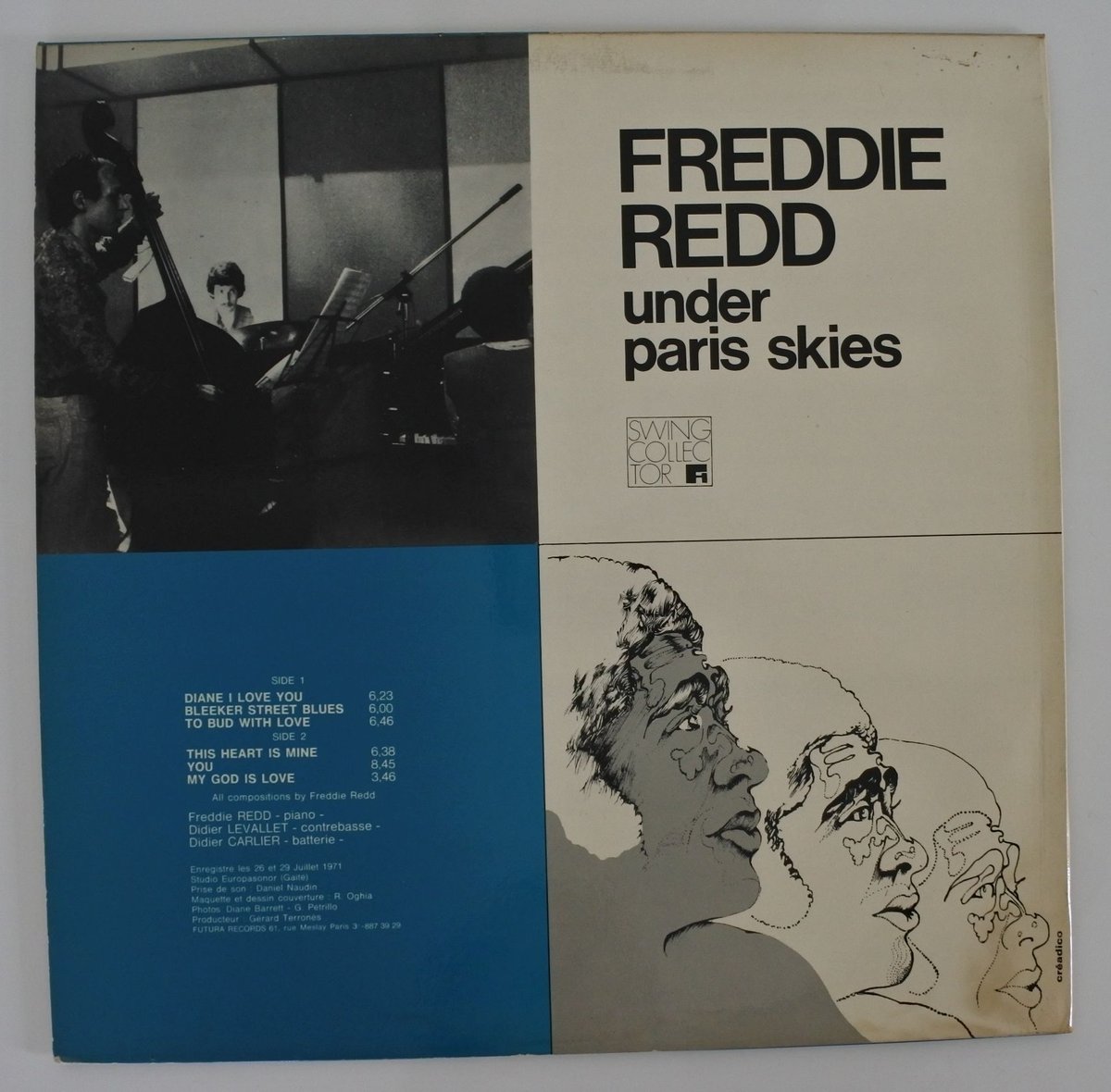 Freddie Redd Trio ‎– Under Paris Skies（Futura S