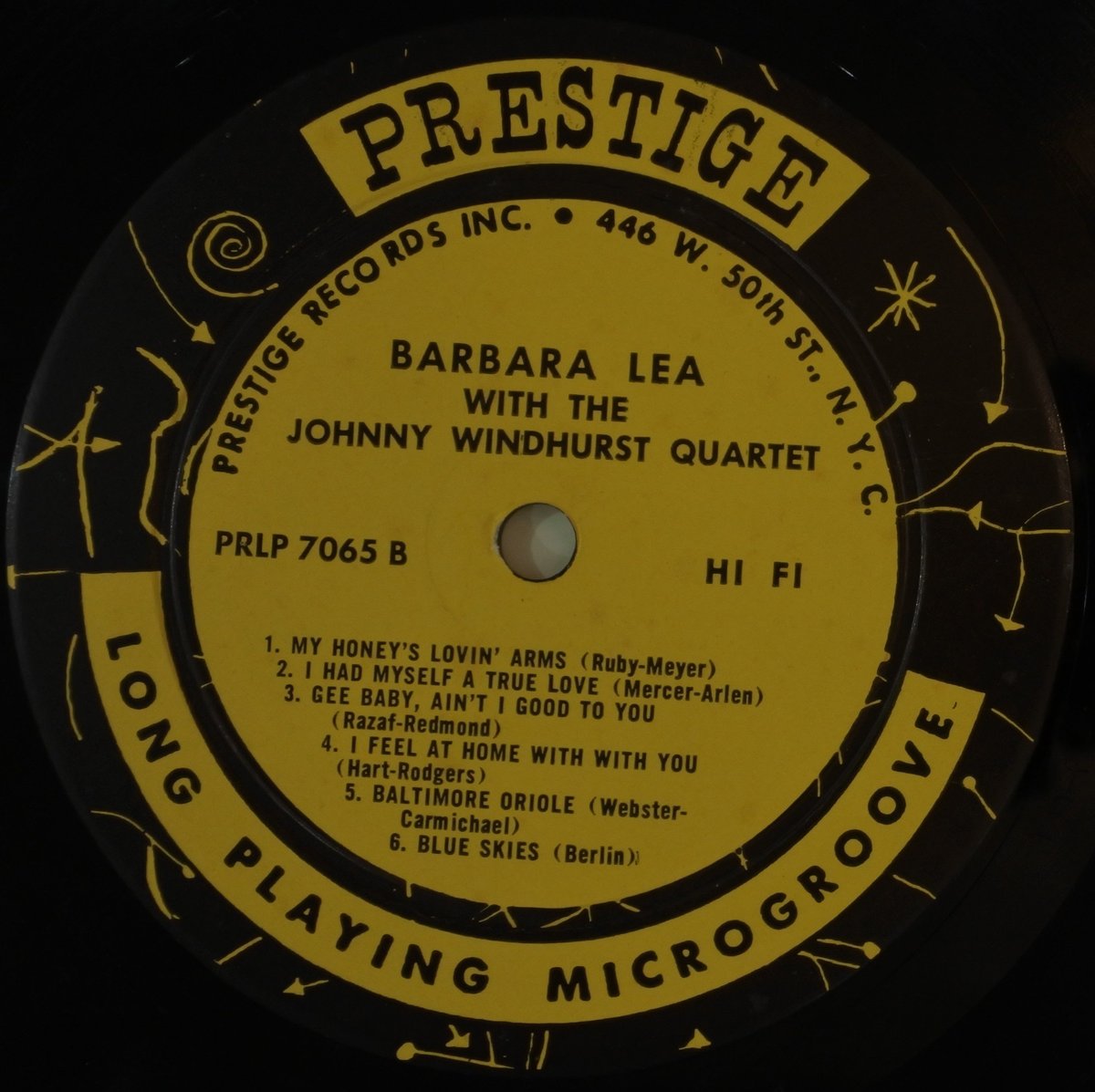 その他 TEST PRESS Barbara Lea Johnny Windhurst Lea, Barbara, Windhurst, Johnny Quintets - Barbara Lea With